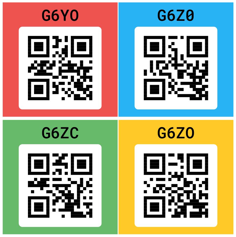 Smart Labels QR Code Stickers Pack of 4 (Starter Pack) Made in USA-QR Code Labels for Storage & Inventory Tracking, Storage Unit Organization,App Stickers for Inventory Organization & Moving Supplies